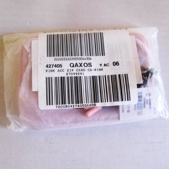 Victoria's Secret PINK Zip Card Holder Keychain Dollhouse Pink - Picture 6 of 6